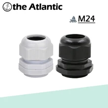 10 шт. M24 IP68 Водонепроницаемый нейлоновый Пластиковый кабель сальник для герметизации провода, кабель, разъем для 12-15 мм кабель