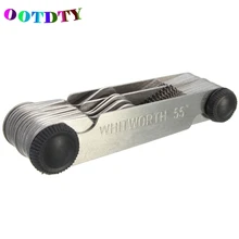 OOTDTY 60 градусов сталь нитки измерения Gage Метрическая винт с резьбой Витворта резьбомер