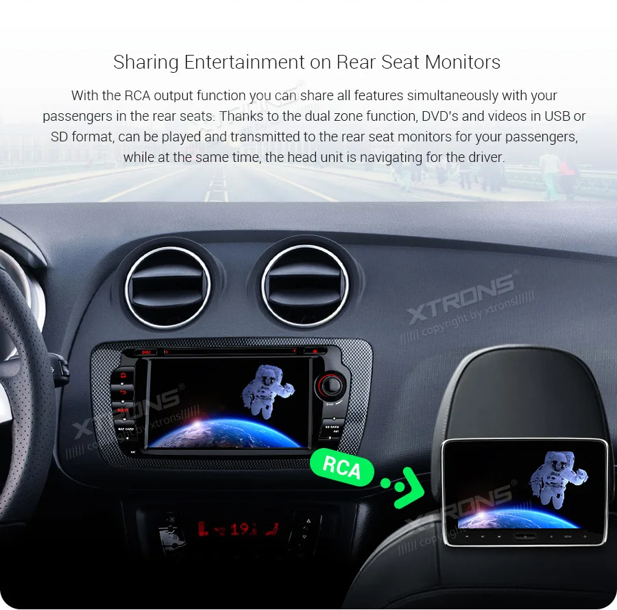 Perfect XTRONS 7" Android 9.0 Car DVD Player for Seat Ibiza MK4 6J Sport Coupe Ecomotive Cupra 2009 2010 2011 2012 2013 Radio GPS WIFI 8