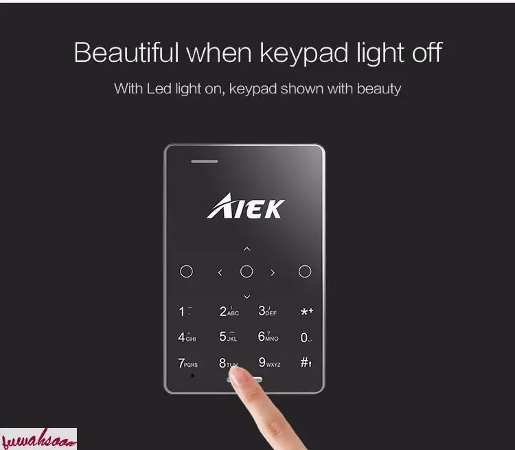 Новое поступление ультра тонкий мобильный телефон AIEK M4 M3 с карманом для карт мини