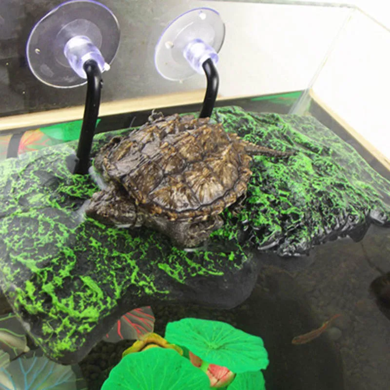 

Reptiles Automatic Floating Island Platform Turtle Bask PU Foam Terrace Terrarium Basking Platform Island Climb Aquarium Decor