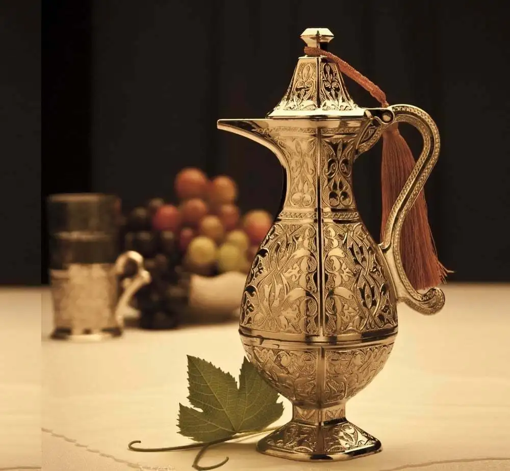 Zamzam набор для питья посеребренные поднос чашки исламский eid al adha подарок|Чашки и