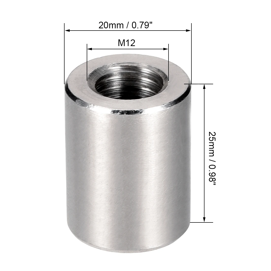 m12 m14 304 de aço inoxidável estender