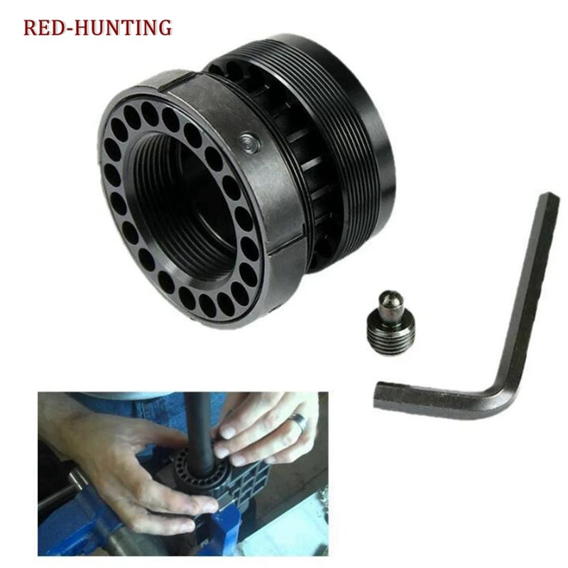 

Tactical Free Floating Quad Rail Threaded Barrel Nut for AR 15 .223 5.56 Quadrail + Jam Ring