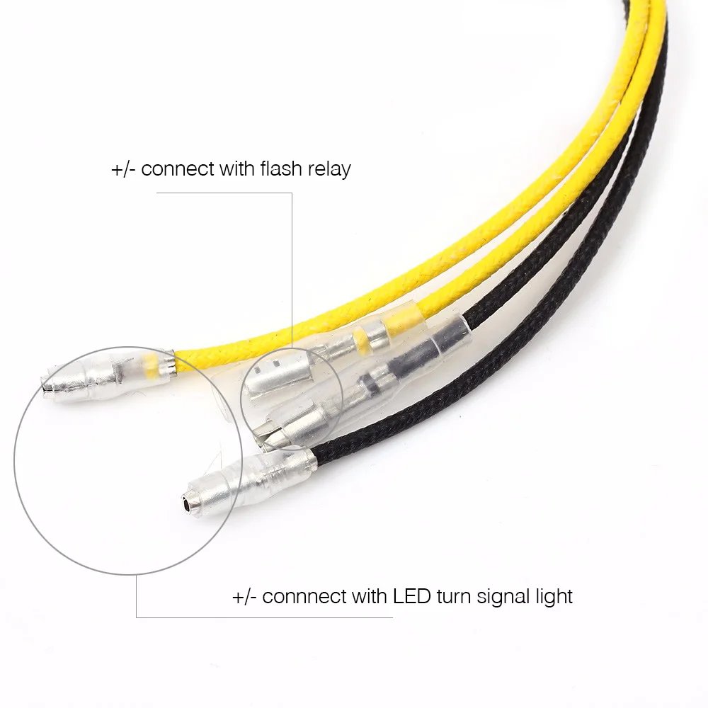 2 шт. мотоциклетный мигалка светодиодный индикатор поворота резистор адаптер 12 В Универсальный мотоциклетный мигалка адаптер Светодиодный резистор нагрузки
