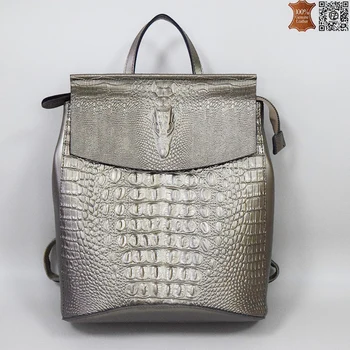 

POSSESS BRAND, leather woman backpack