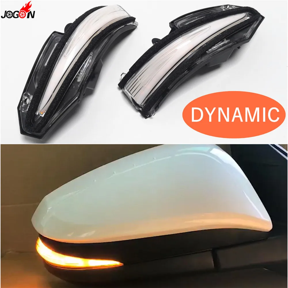 

For Toyota RAV4 XA40 13-18 Highlander XU50 14-18 LED Dynamic Turn Signal Blinker Sequential Side Rearview Mirror Indicator Light