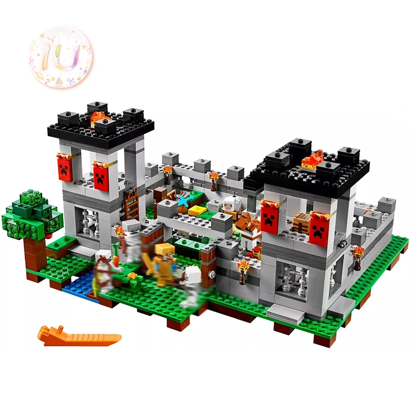

legoings 21127 My Worlds Series 990Pcs The Fortress Set Model Building Blocks Birthday Gift Toys For Children BELA 10472