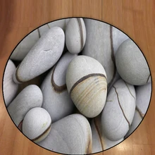 Серый большой инструмент для ухода за мтоциклом, коричневые линии, природа, 3d узор, принт, Нескользящие, круглые ковры, ковер для гостиной, ванной комнаты