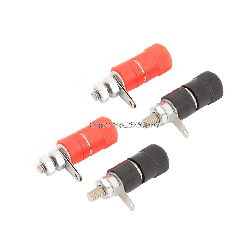 

4Pcs Speaker Amplifier Terminal Binding Post Banana Plug Socket Female Connector