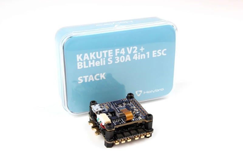 Holybro tekkos 4 в 1 30A blheli_s ESC ток Сенсор + kakute F4 V2 Игровые Джойстики для FPV системы Racing Drone