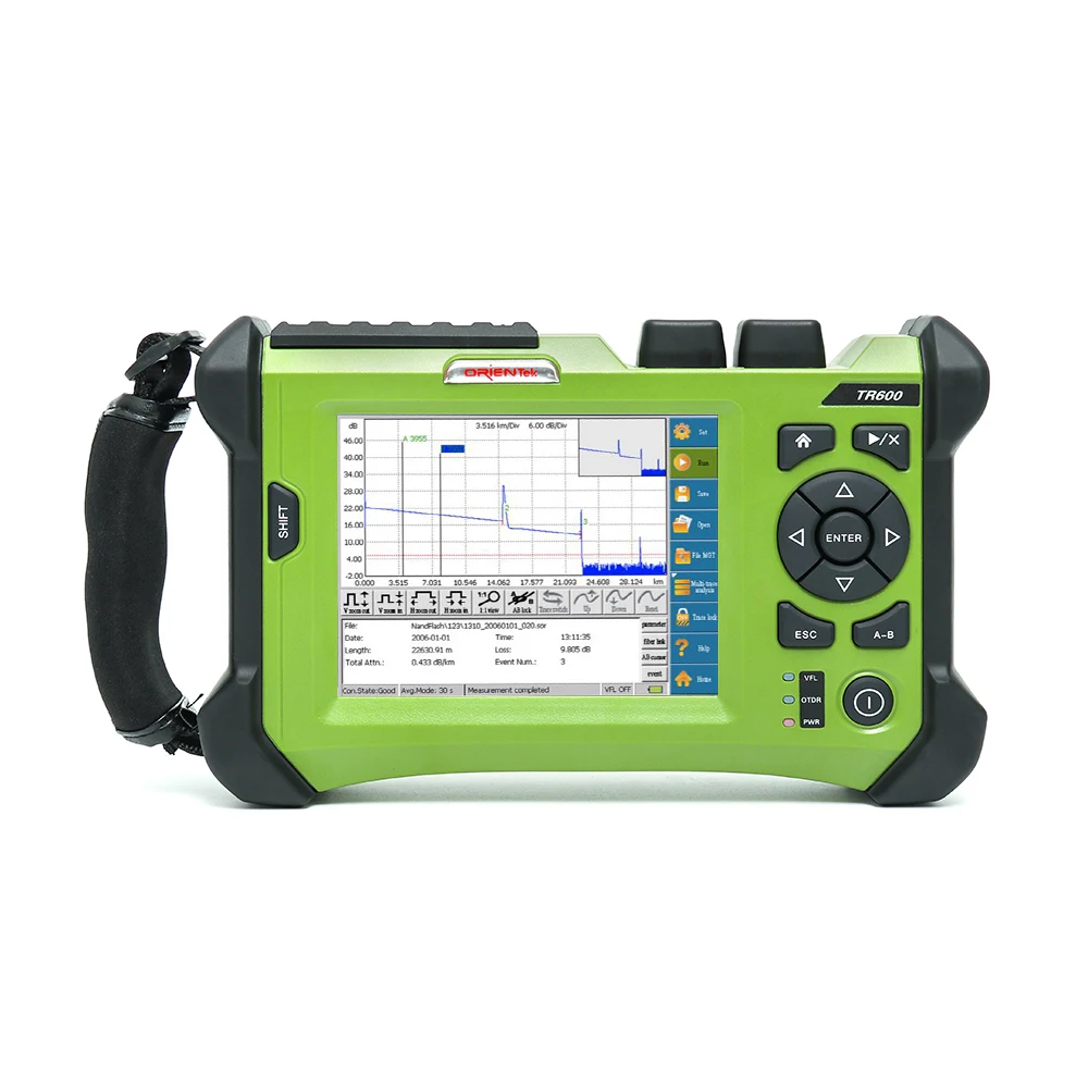 

Orientek Multimode Fiber Optic OTDR 850/1300nm,21/19dB,Touch Screen OTDR/Otdr tester