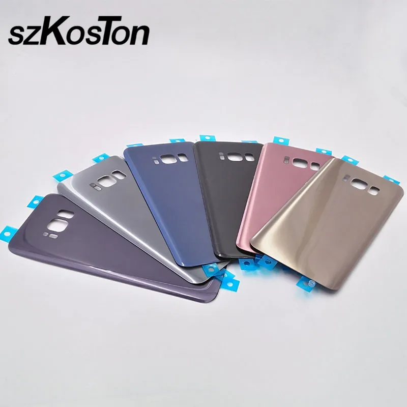 Задняя стеклянная крышка корпуса для Samsung Galaxy S8 G950 G950f сменная аккумулятора Plus G955F