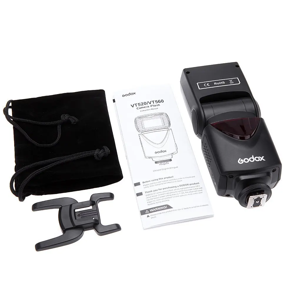 Godox Vt560 Flash Thinklite Electronic Oncamera Speedlite With Soft Box For Canon Nikon Olympus