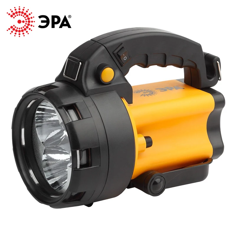 PA 604 ЭРА Фонарь прожектор аккумуляторный Альфа 3x1Вт LED SMD литий 3Ач сигнал.св. с