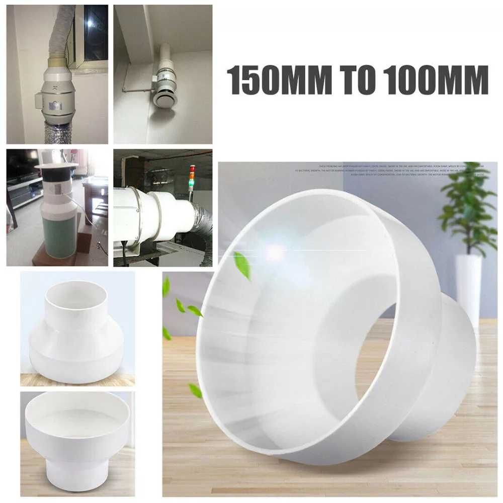 

150mm to 100mm Ventilation Pipe Pipeline Circular Vent Ducting Reducer Adaptor