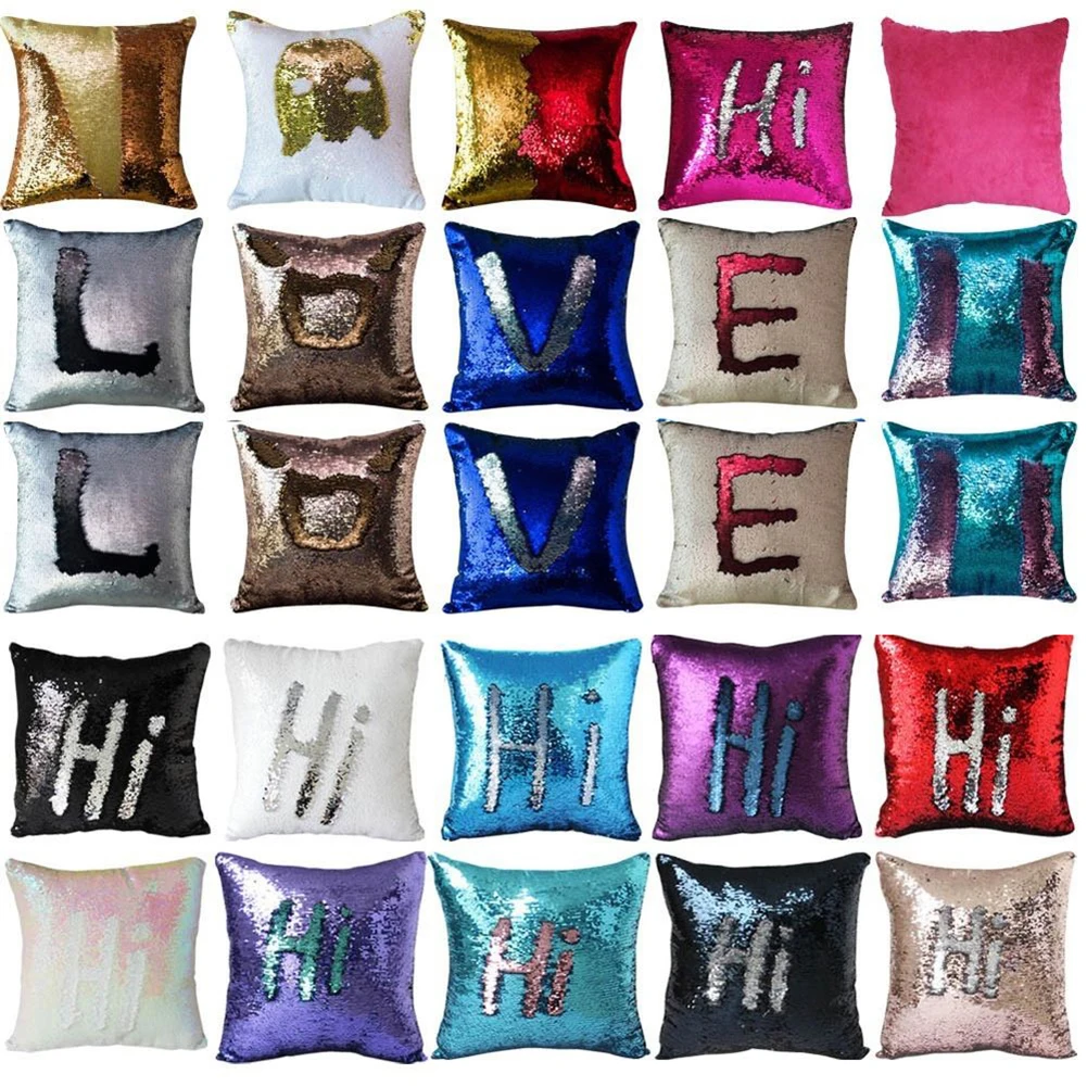 

Magic Colorful Shiny Pillow Case Pattern Print Glitter Touch
