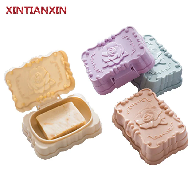 XINTIANXIN креативная розовая мыльница для ванной комнаты водонепроницаемая