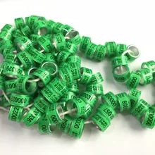 Внутренний диаметр кольца 9 мм Высота 7 мм индивидуальные голубь кольца птицы кольцо