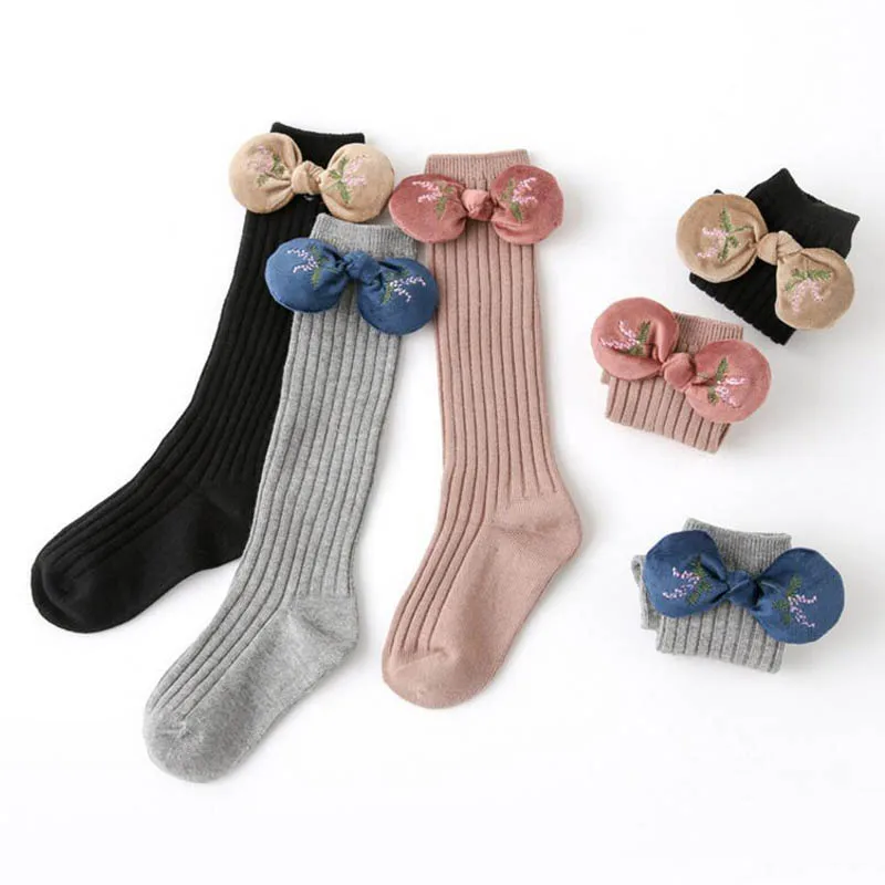 10 пар/лот галстук-бабочка для детей ботфорты кружевные носки для девочек гетры для девочек, Одежда для танцев, балета, носки детские ботиночки для малышей хлопок длинный шланг
