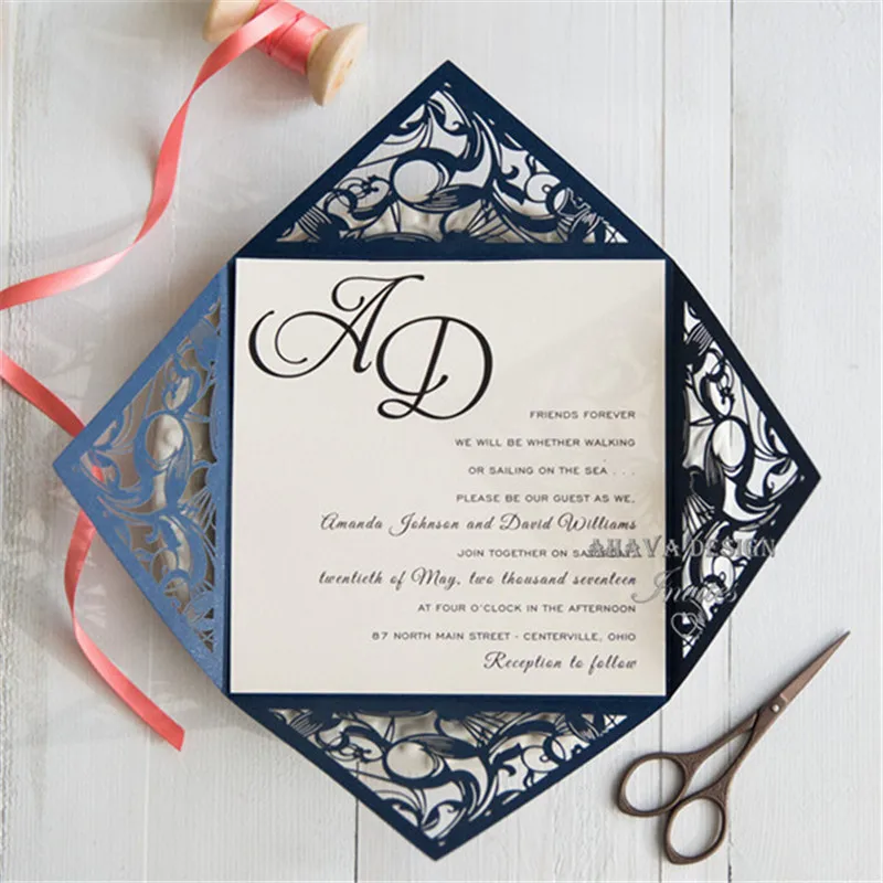 navy-blue-and-coral-wedding-colors-inspired-elegant-laser-cut-wedding-invitation-EWWS205-2