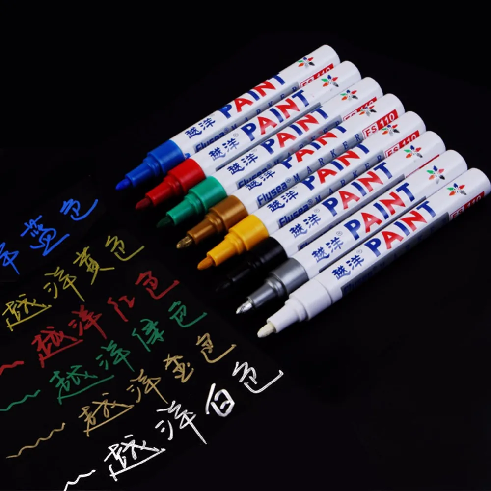 

colorful Universal Waterproof Tyres Cars pen Doodle Pen Permanent Paint markers Graffiti Oily Marker Pen