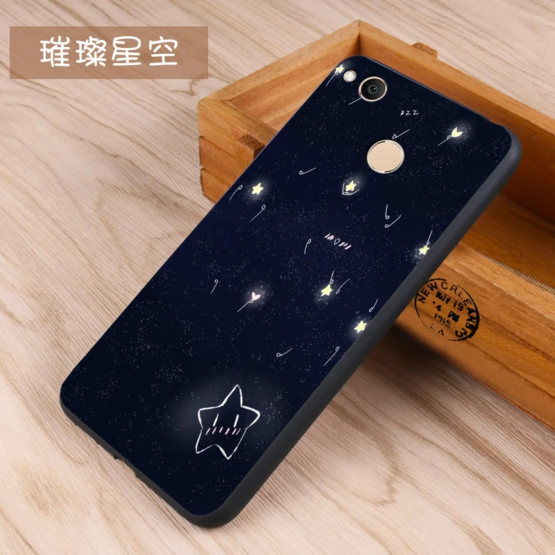 Xiaomi Redmi 4x Case Original Cover for Xiaomi Redmi 4x Case Cover Skin Wolf Fish Skull Redmi 4x Fundas 100% 24
