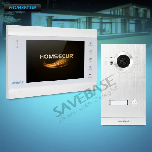 

HOMSECUR 7" Wired Hands-free Video&Audio Smart Doorbell 1.3MP with Outdoor Monitoring