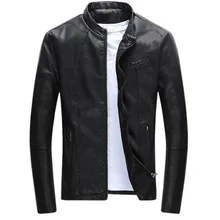 UNIVOS KUNI, новинка, мужская кожаная куртка, брендовая одежда, Jaqueta Masculina, стоячий воротник, мужская приталенная куртка, Новое поступление, пальто Q5112