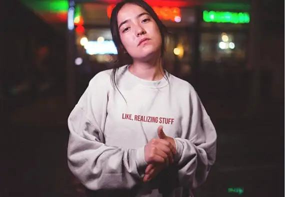 

Tumblr Like Realizing Stuff Sweatshirt Women Funny Graphic Jumper Outfits Slogan Sweats Fashion Clothes Pullovers
