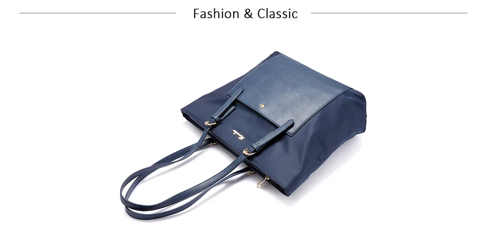 Mais real mulher bolsa grande oxford tote