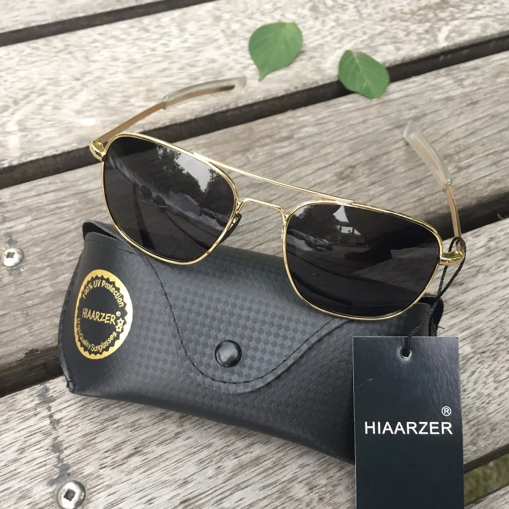 

High Quality Brand Polarized Sunglasses Men American Army Military Pilot Sun Glasses UV400 Oculos de sol Masculino With Package