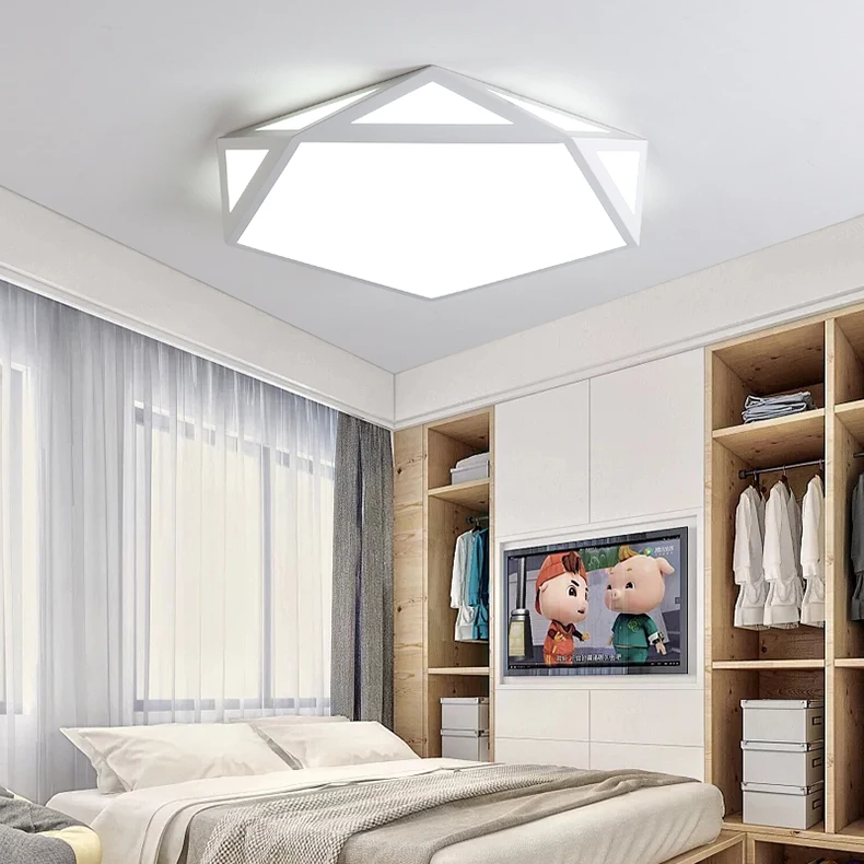 Luminárias de Teto Lâmpada para Sala de Estar Decoração de Interiores Post Modern Led Teto Luminária Quarto Casa Arte Criativa 28 Luzes de teto