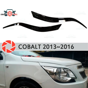 

Eyebrows for Chevrolet Cobalt 2013~2016 for headlights cilia eyelash plastic moldings decoration trim covers car styling