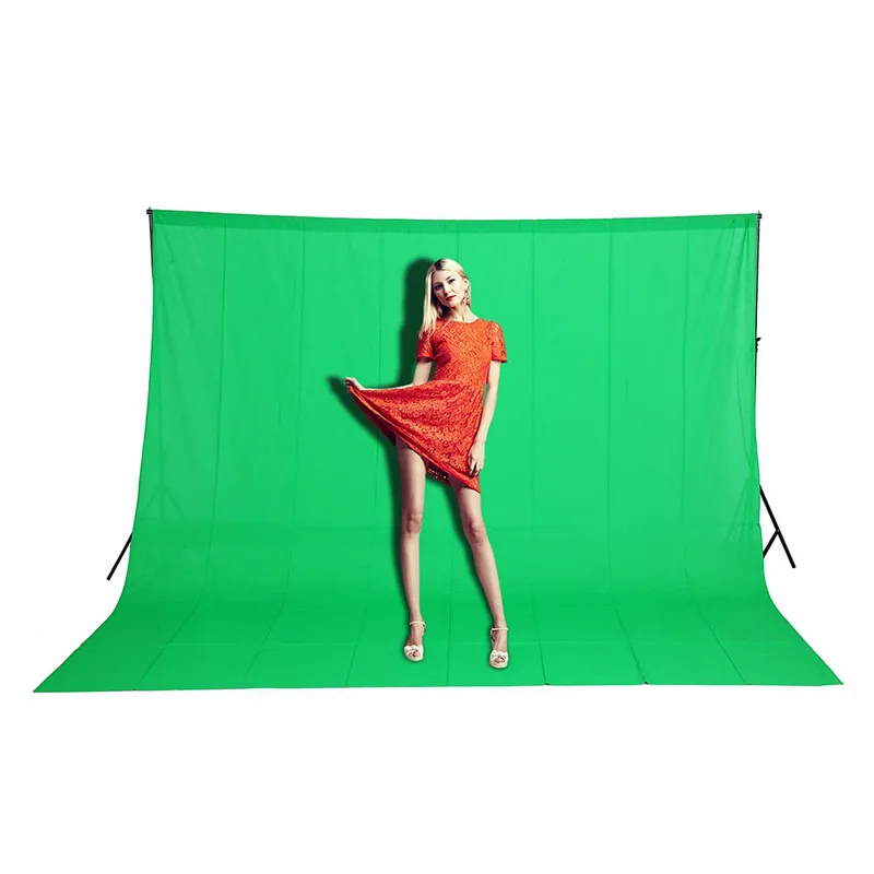 3x2 M e 10x6. 5ft Photo Studio Fundo Algodão Muslin Backdrops Fotografia Fundo Chroma Key Verde Gota Frete Grátis - Image 6