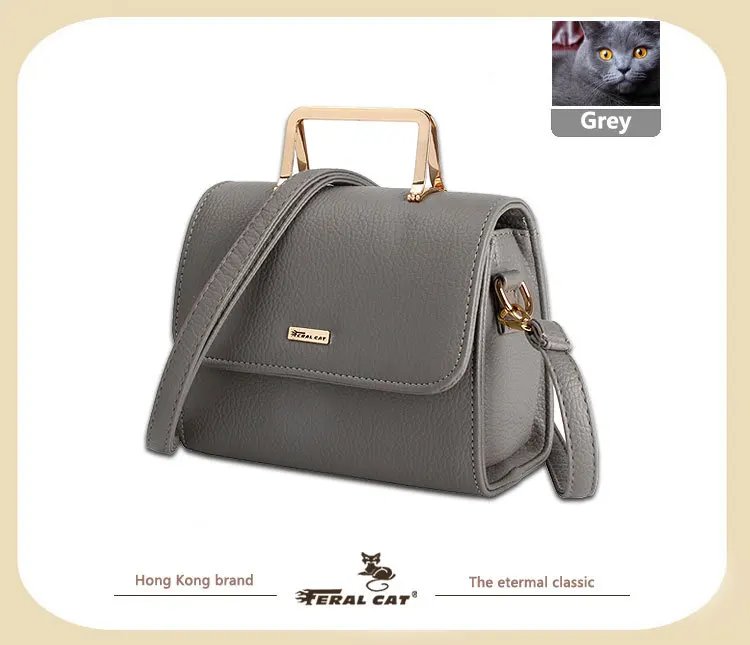 FERAL CAT Fashion Handbag 2017 Women Leather Handbags Luxury Bags Designer High Quality95