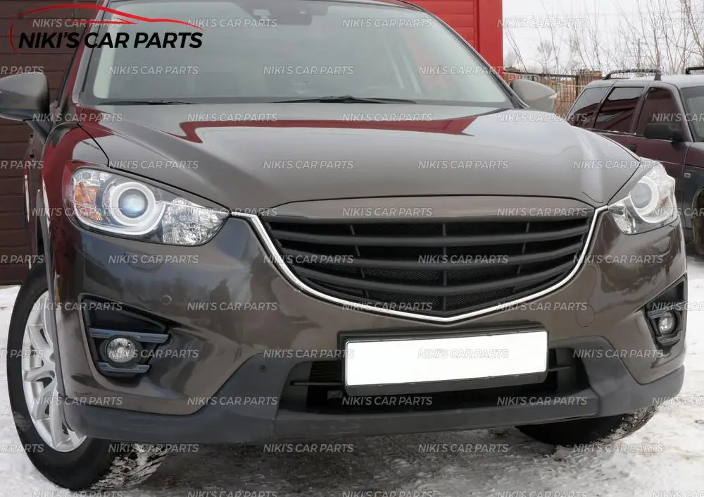 Чехол на решетку радиатора для Mazda CX5 2011- без щита ABS пластиковый комплект кузова аэродинамическое украшение автомобиля спортивный Стайлинг тюнинг