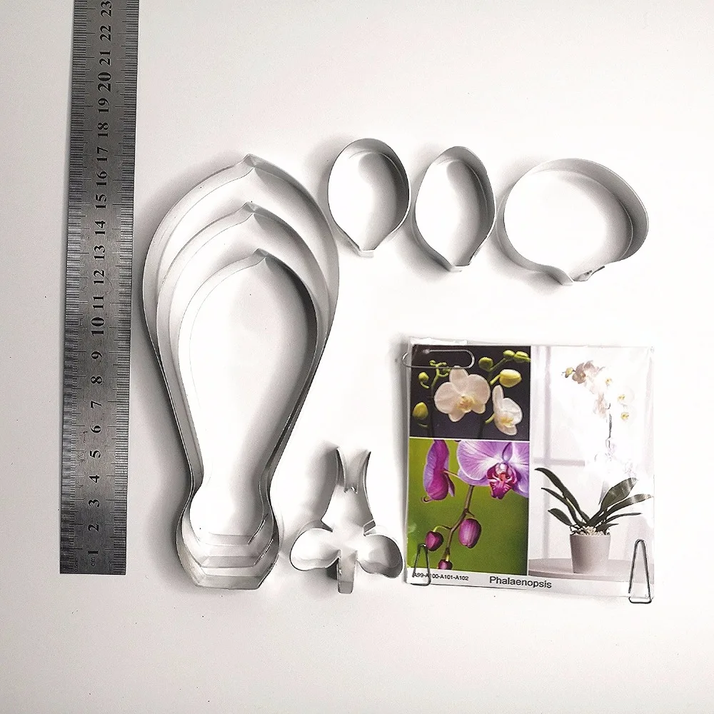 

Phalaenopsis Full Set Cutters,Clay flower cutters, Sugarcraft cutters,fondant molds, fondant cutter, Clay tools,sugar flower