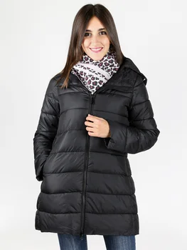

Vest with Hood black quilted