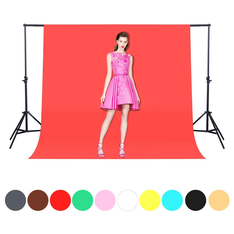 

1.6X1/2/3M Non-Woven Green Screen Photo background Cheap Photography backdrops Chroma key Background 10 Colors Drop Free Ship