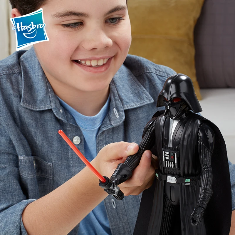 Hasbro Star Wars Rebels Electronic Duel Darth Vader&Kanan Jarrus Sound Light Effects Collectible Model Boys Toy Christmas Gift
