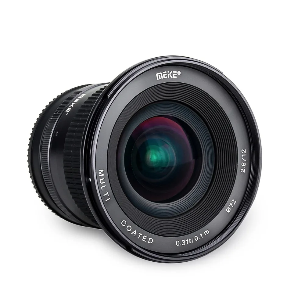 Meike 12 мм f2.8 Ультра широкоугольный фиксированный объектив APS-C для sony Alpha и Nex беззеркальная E-Mount камера A6500 A6400 A6300 A6000 NEX-6