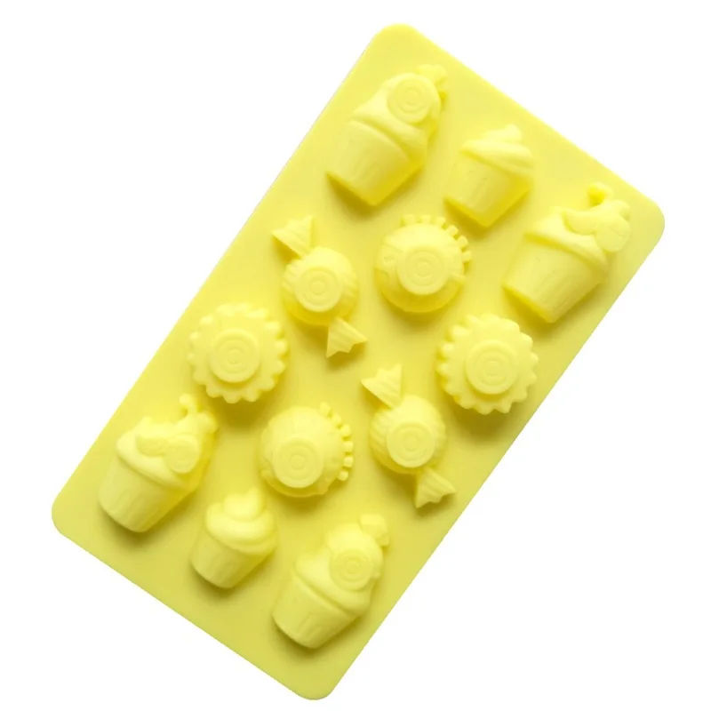 

100% Brand New High Quality 3d DIY Silicone Little yellow man candy chocolate mold cake baking mold soap mold KRISTIAN KERR