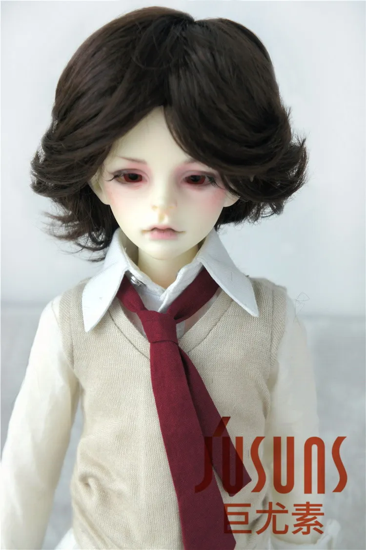 JD075 1/4 BJD парики SD с плавным вырезом кукла парики 7-8 дюймов кукольный парик игрушка кукольный парик аксессуары