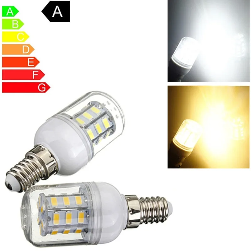 Светодиодный кукурузы лампочка E14 4 Вт 5730SMD 27 Светодиодный s энергосберегающий светильник Светодиодный прожектор лампы Чистый теплый белый светодиодный светодиодное 24 V
