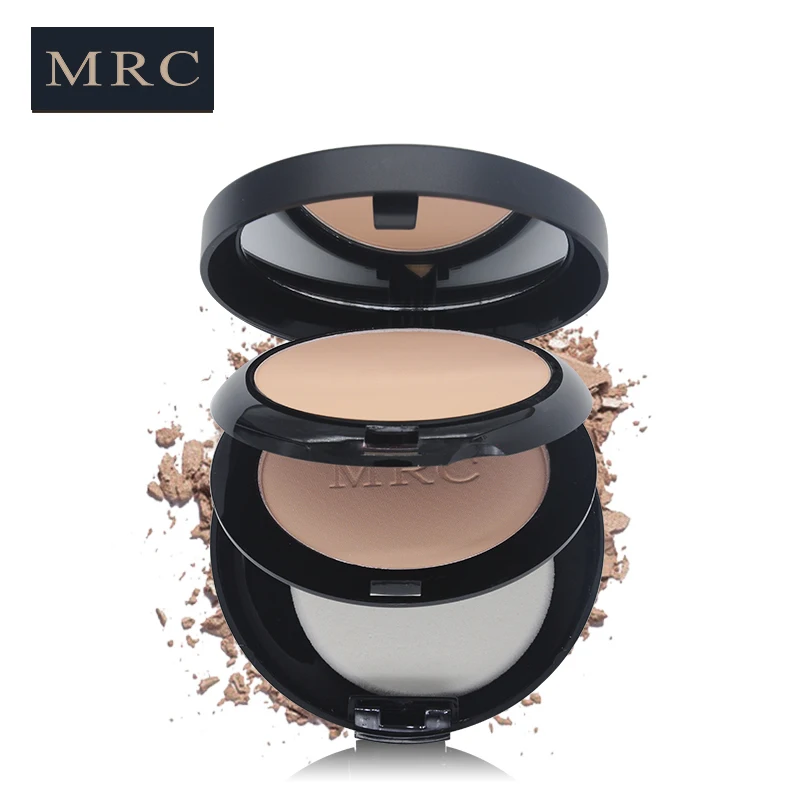 

MRC 6 Colors Face Powder 2 Layers Highlighter Contour Makeup Pressed Powder Palette with Puff Cosmetics for All Gender