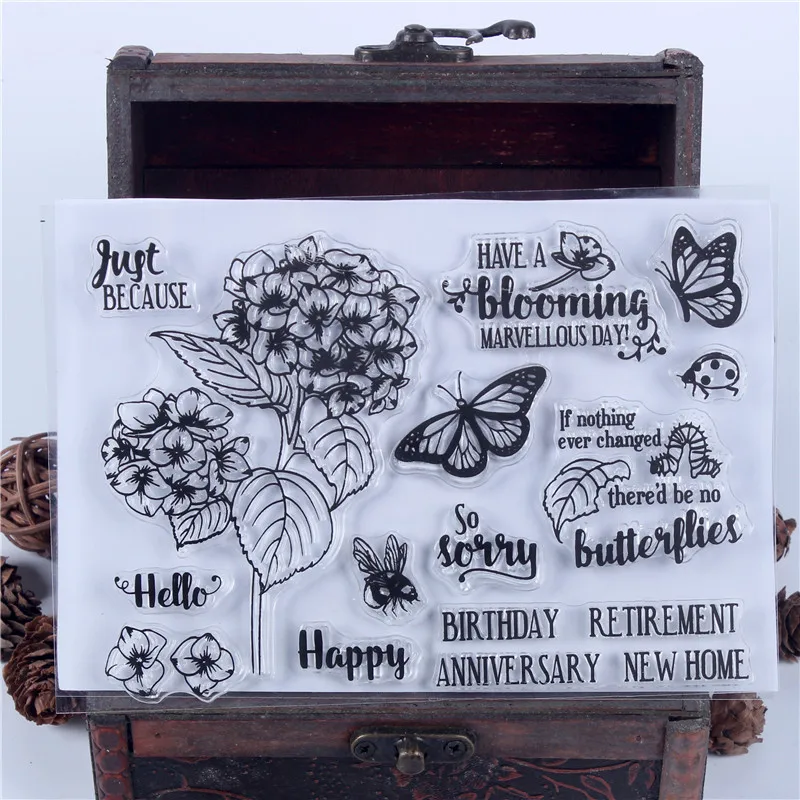 Inkadinkado Wedding Dress Stamp