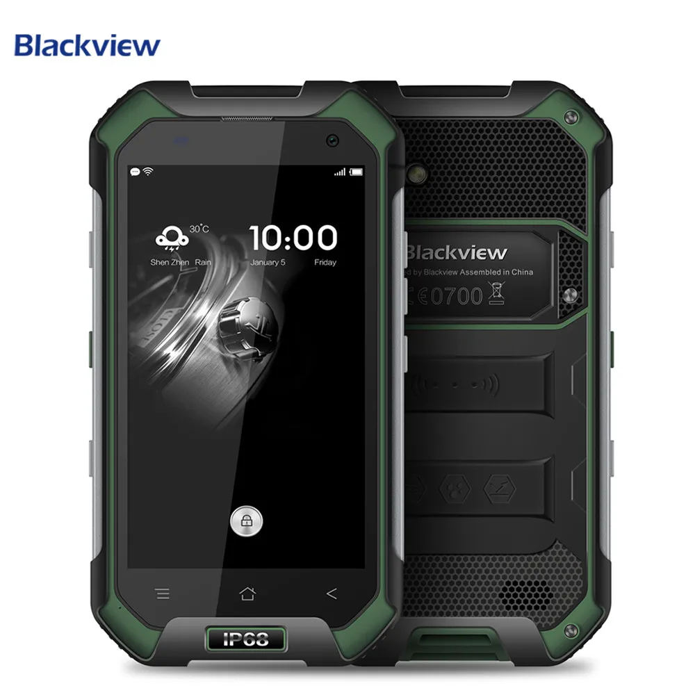 Blackview BV6000 Smartphone IP68 Waterproof 4.7 inch Screen 4G Cell Phone MTK6755 Octa Core 3G RAM 32G ROM 13.0MP Mobile Phone
