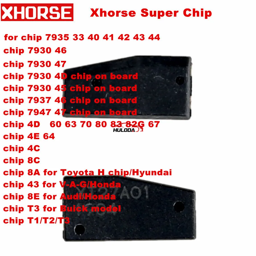 

Xhorse VVDI Super Chip Transponder for ID46/40/43/4D/8C/8A/T3/47/41/42/45/ID46 for VVDI2 VVDI Key Tool /Mini Key Tool