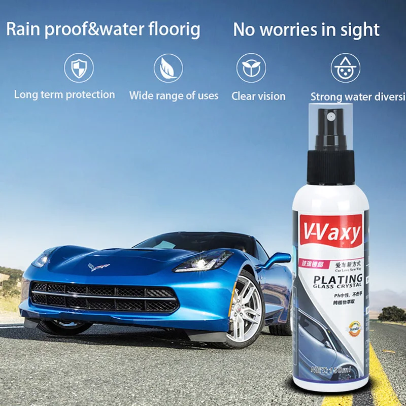 

Big Sale V-vaxy 150ML Glass Coating Agent Rainproof Car Detailing Windshields Ceramic Coat